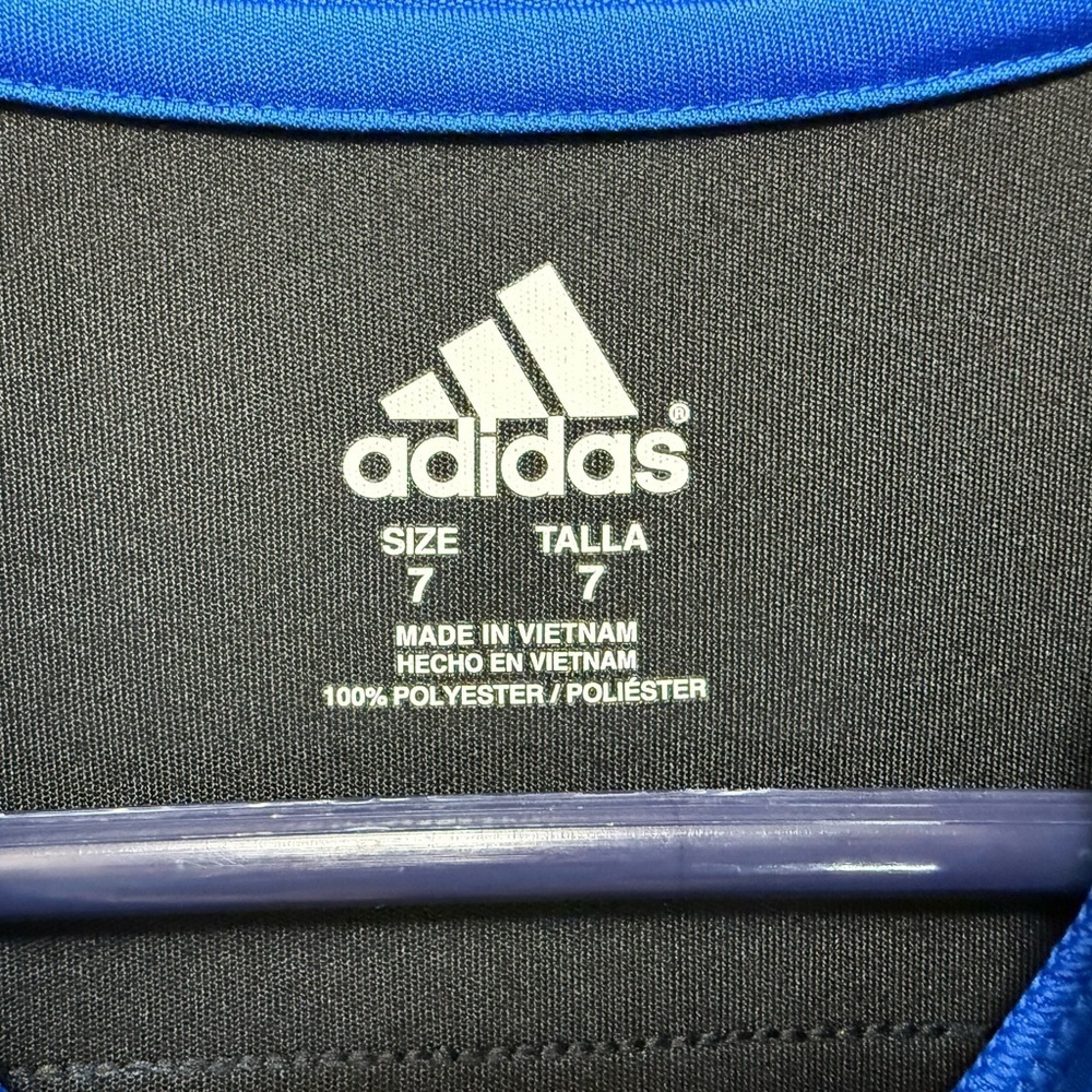 Adidas Kids Blue and Black Boys Size 7 (0107) - Picture 2 of 7